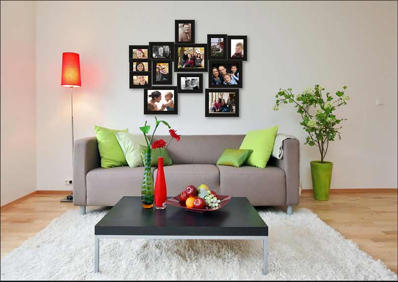 How to create a wall picture collage